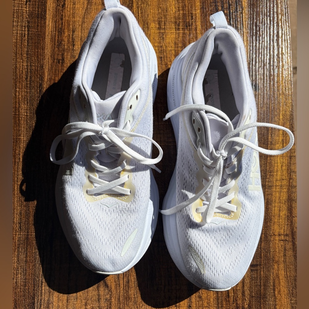 Hoka Women's White Lightweight Running Sneakers
